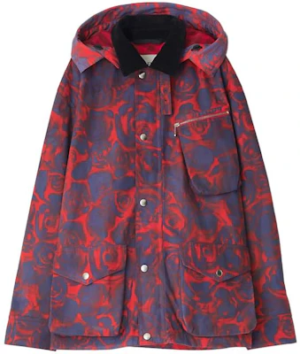 Burberry 可拆式連帽玫瑰印花外套 80766891 Order Burberry 可拆式連帽玫瑰印花外套 80766891