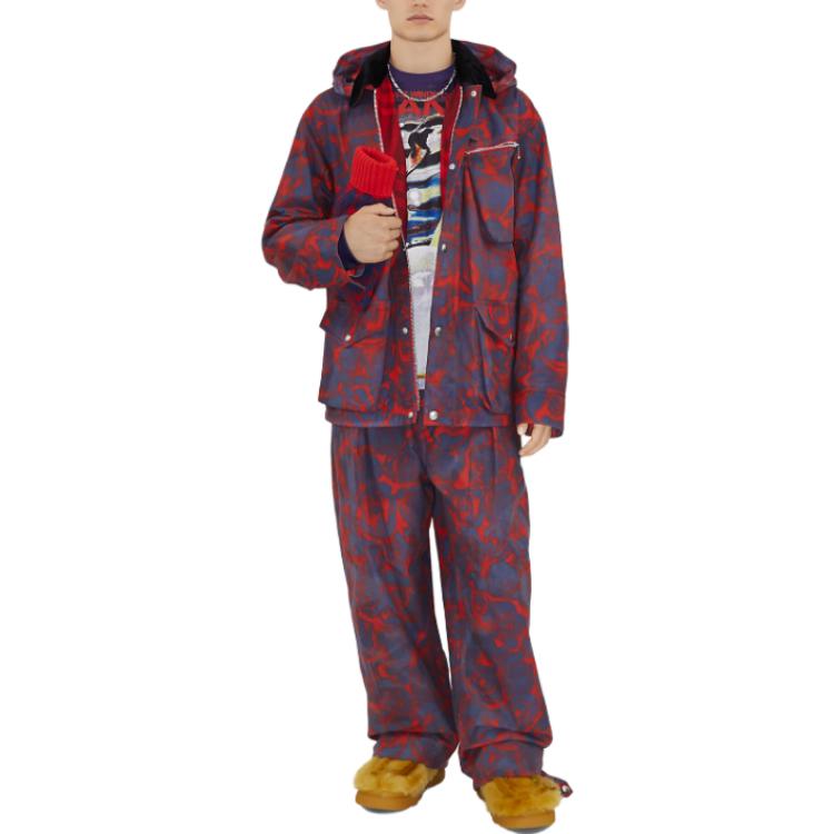 Burberry  Detachable Hooded Jacket with Rose Print. 80766891 圖 4