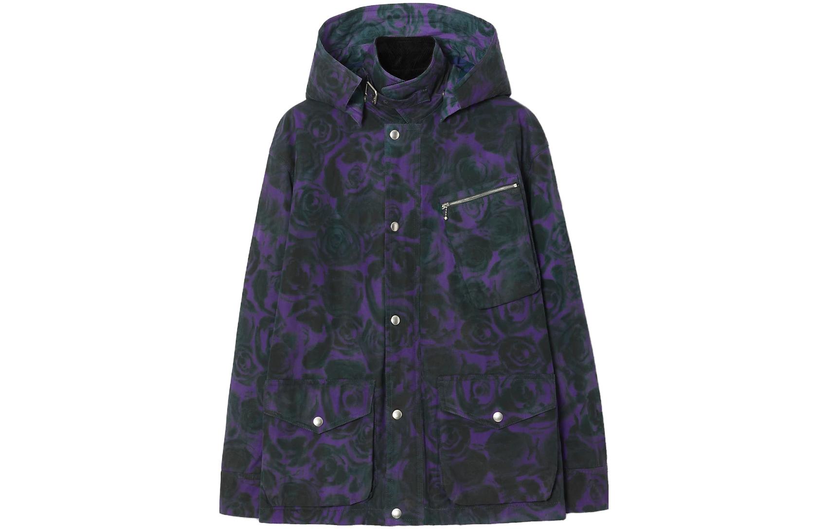 Burberry  Detachable Hooded Jacket with Rose Print. 80766891 圖 7