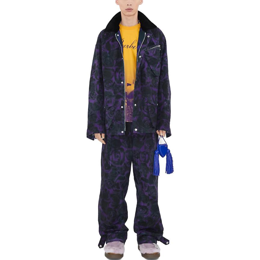 Burberry  Detachable Hooded Jacket with Rose Print. 80766891 圖 9