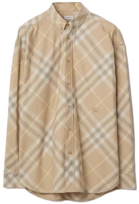 Burberry 菱形格紋長袖襯衫 米色 80821941 Buy Burberry 菱形格紋長袖襯衫 米色 80821941