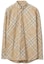 Buy Burberry 菱形格紋長袖襯衫 米色 80821941