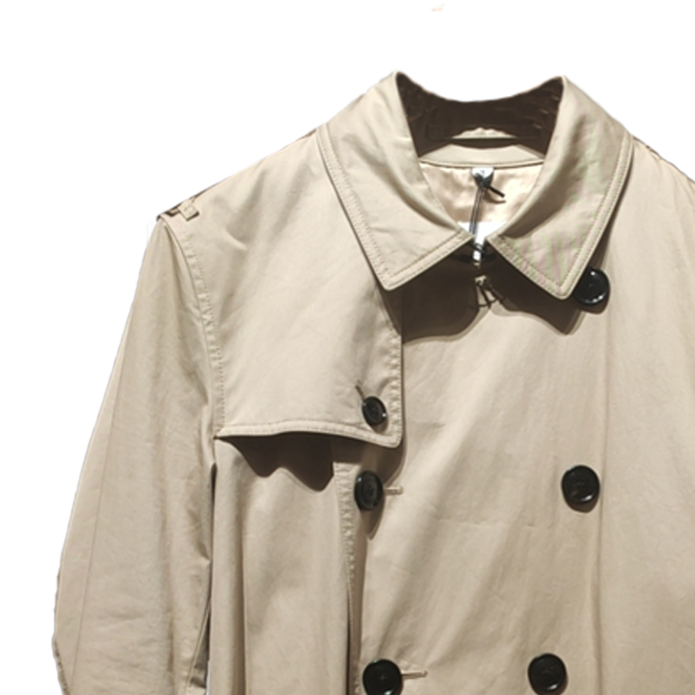 Shop Burberry Abrigo Trench Beige de Doble Botonadura. 80526281