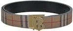 Order 버버리 체크 패턴 양면 가죽 벨트 멀티컬러 3.5cm. 80548851