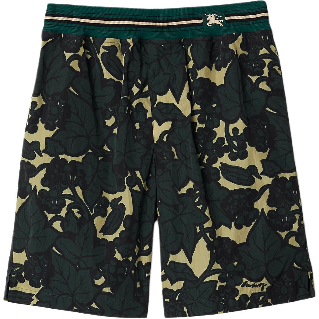Burberry  Duck Print Drawstring Casual Shorts Multi-color. 80902971