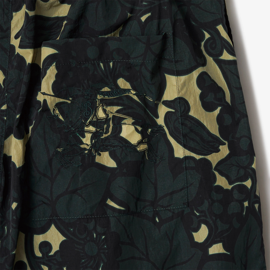 Burberry  Duck Print Drawstring Casual Shorts Multi-color. 80902971 圖 7