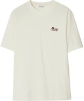 Burberry Embroidered Duck Graphic Crew Neck T-Shirt Chalk Color. 80959281 Burberry Embroidered Duck Graphic Crew Neck T-Shirt Chalk Color. 80959281