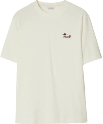 버버리 자수 오리 그래픽 크루 넥 티셔츠 초크 컬러. 80959281 Order 버버리 자수 오리 그래픽 크루 넥 티셔츠 초크 컬러. 80959281