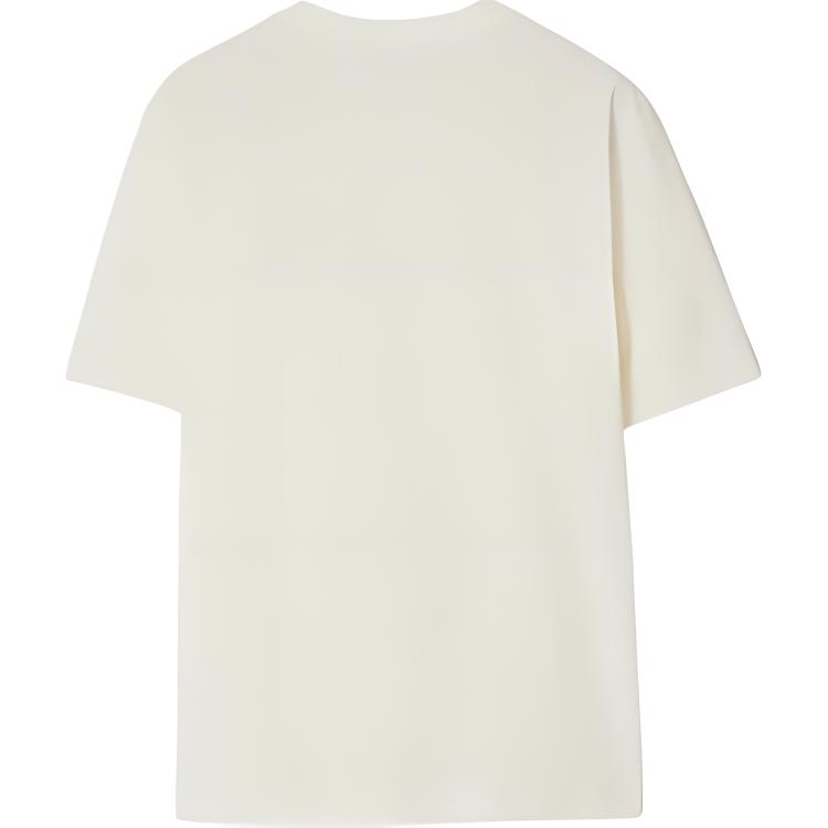 Lookbook 버버리 자수 오리 그래픽 크루 넥 티셔츠 초크 컬러. 80959281