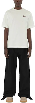 버버리 자수 오리 그래픽 크루 넥 티셔츠 초크 컬러. 80959281 Shop 버버리 자수 오리 그래픽 크루 넥 티셔츠 초크 컬러. 80959281