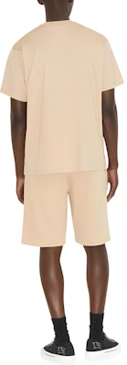 Burberry Embroidered Letter Oversized T-Shirt Khaki Color. 80727491 Shop Burberry Embroidered Letter Oversized T-Shirt Khaki Color. 80727491