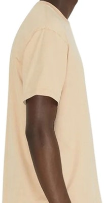 Burberry Embroidered Letter Oversized T-Shirt Khaki Color. 80727491 Cheap Burberry Embroidered Letter Oversized T-Shirt Khaki Color. 80727491