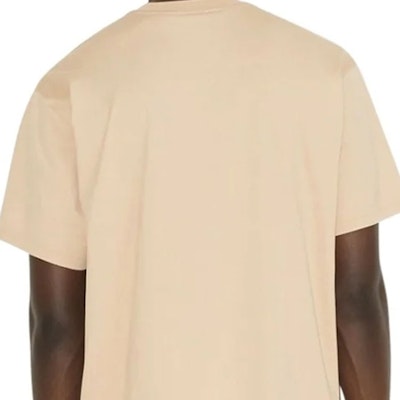Burberry Embroidered Letter Oversized T-Shirt Khaki Color. 80727491 2