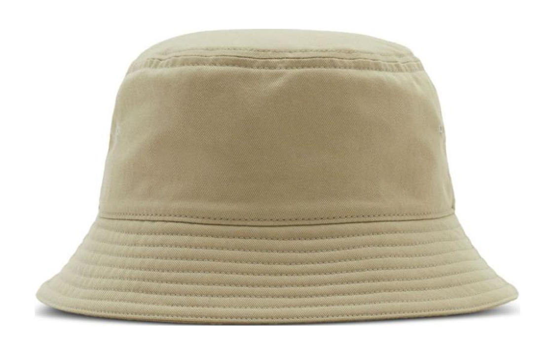 Lookbook Burberry  Embroidered Logo Cotton Bucket Hat Light Brown. 8079493