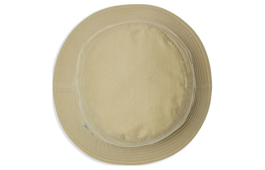 Shop Burberry  Embroidered Logo Cotton Bucket Hat Light Brown. 8079493