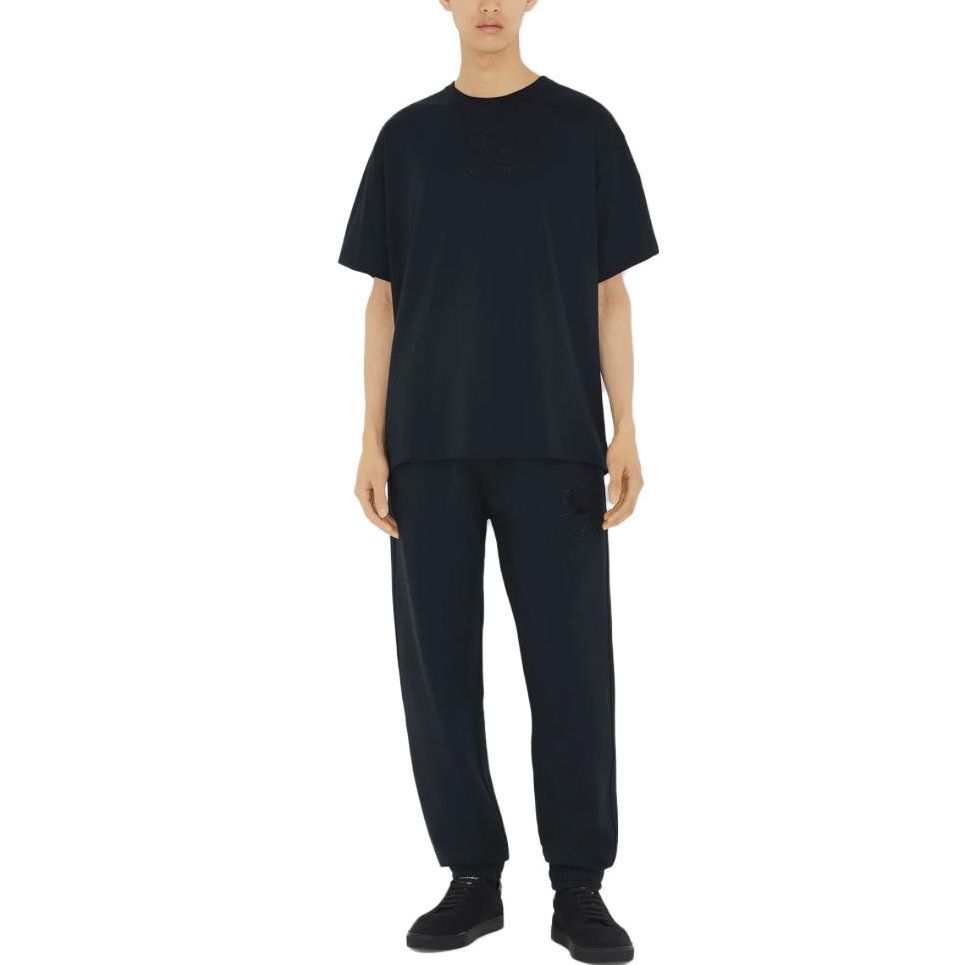 Burberry  Embroidered Logo Crewneck T-Shirt Smoky Navy SS23. 80720081 圖 3