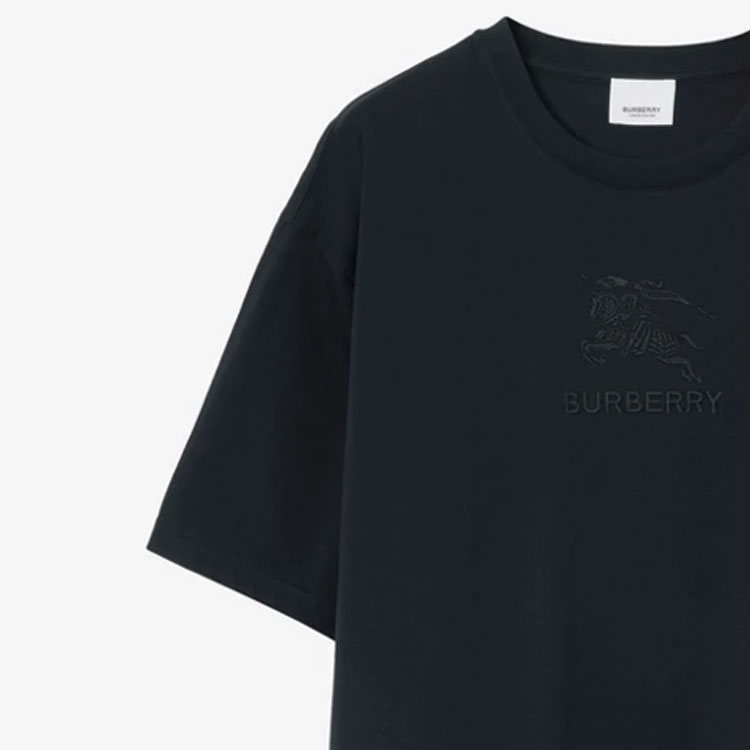 Burberry  Embroidered Logo Crewneck T-Shirt Smoky Navy SS23. 80720081 圖 6