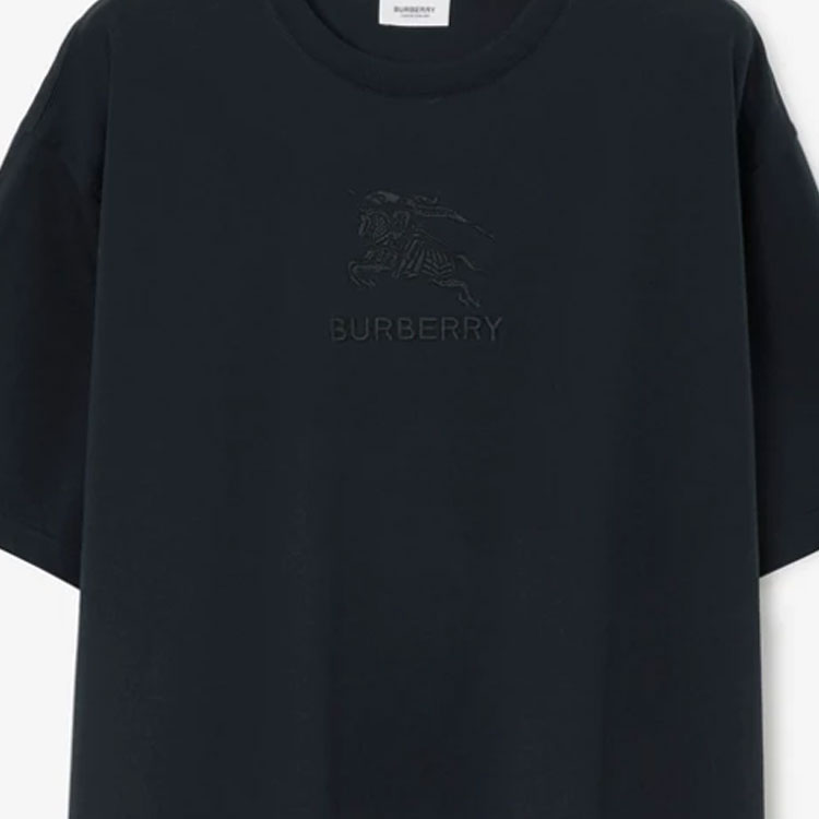 Burberry  Embroidered Logo Crewneck T-Shirt Smoky Navy SS23. 80720081 圖 7