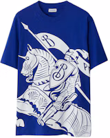 Order Camiseta Burberry Equestrian Knight Azul Marino Cuello Redondo. 80897431