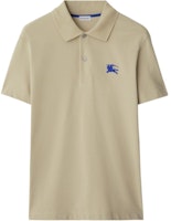 Burberry Equestrian Logo Slim Fit Short Sleeve Polo Shirt Beige. 80914221 Burberry Equestrian Logo Slim Fit Short Sleeve Polo Shirt Beige. 80914221