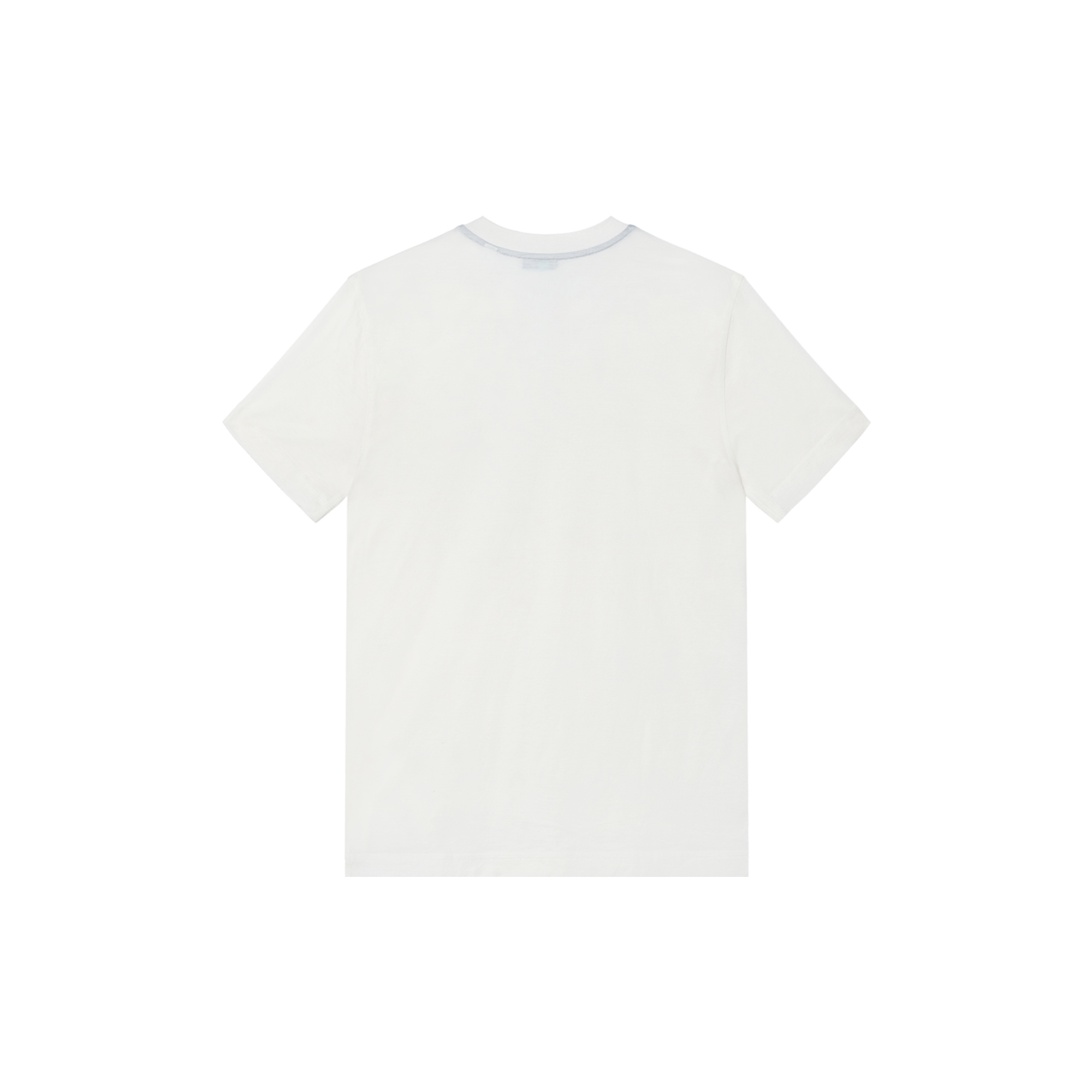 Burberry  Equestrian Print Slim Fit Crewneck T-Shirt in Salt Crystal. 80882951 圖 3