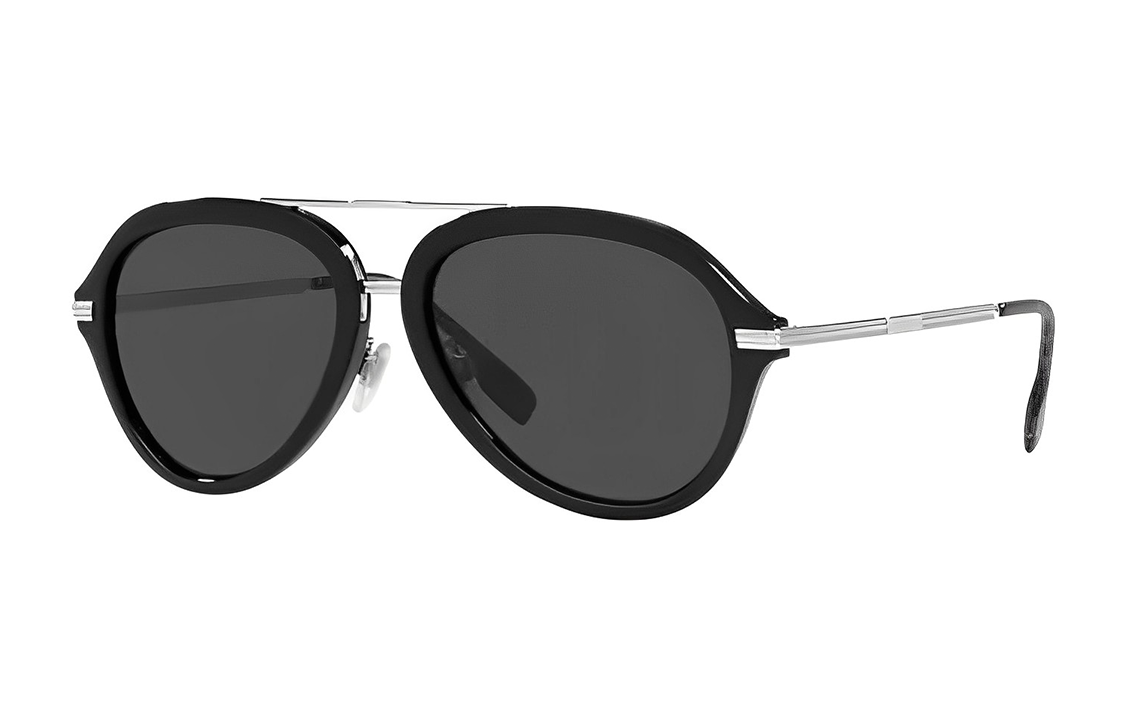 Burberry  Fashion Alloy Frame Irregular Shape Sunglasses - Black. BE4377300187