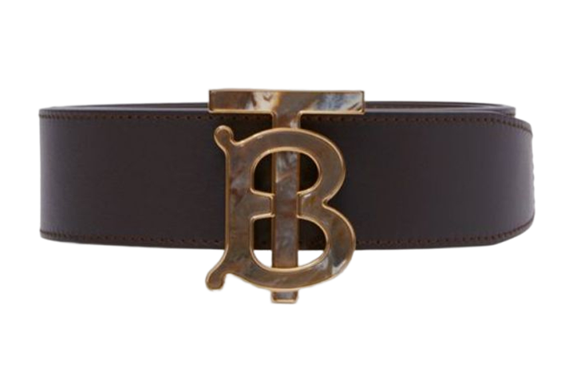 Burberry  Fashion Smooth Buckle Leather Belt 4cm Wide. 80548671