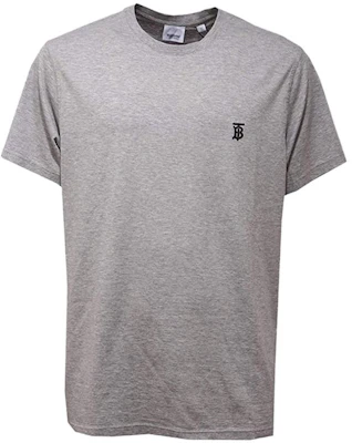 博柏利灰色修身圆领标志印花T恤。 8014023 Buy 博柏利灰色修身圆领标志印花T恤。 8014023