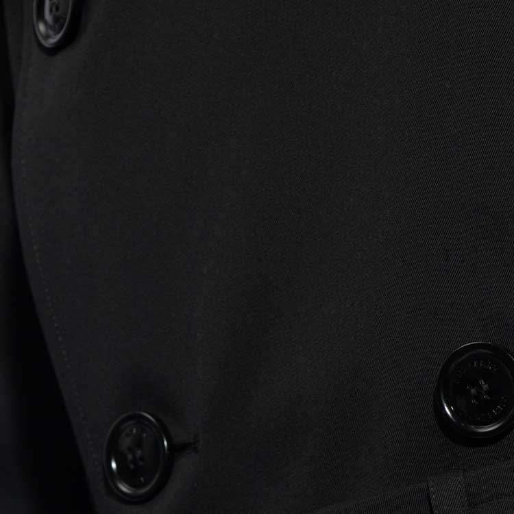 Burberry  FW23 Black Double-Breasted Mid-Length Coat 80793861 圖 7