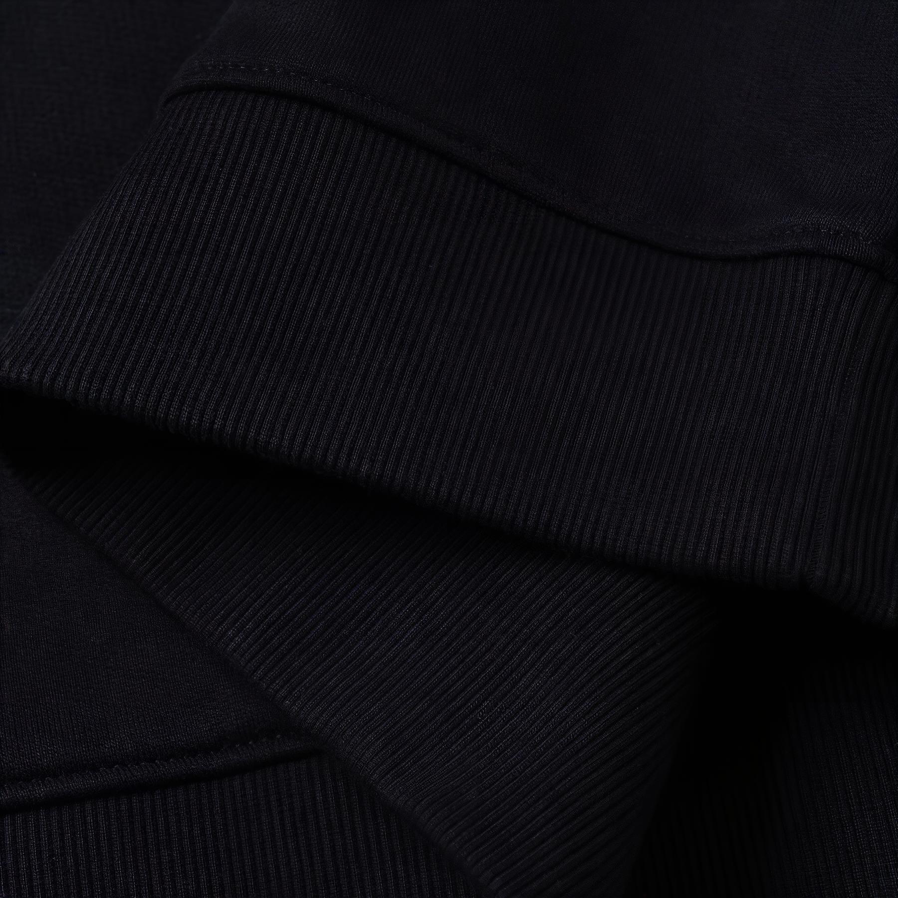 Sizing Burberry FW24 Logo Sulaman Hoodie Hitam. 80843761