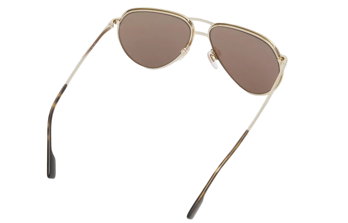 Burberry  Gold Fashion Pilot Sunglasses with Metal & Acetate Frame. 40822881 圖 4