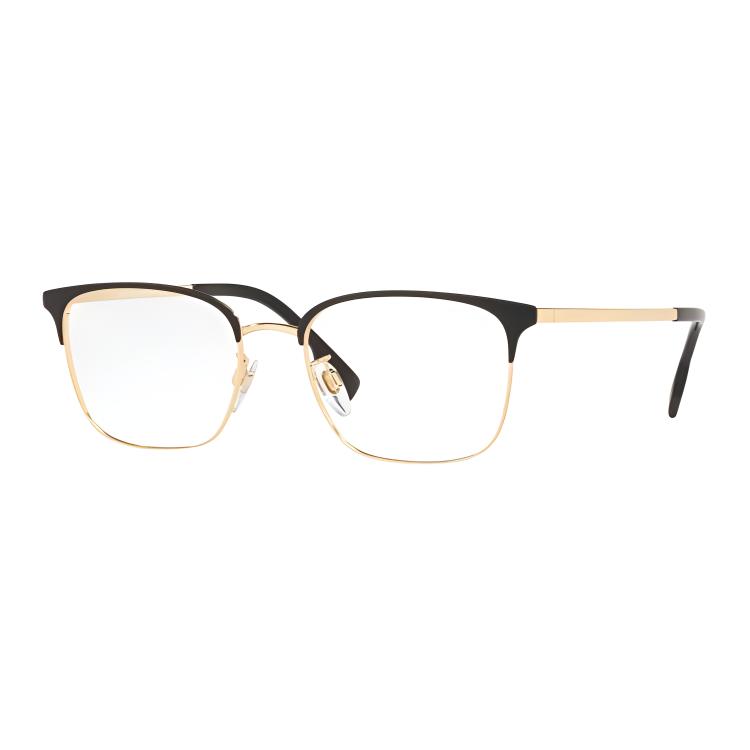Burberry  Gold Metal Browline Optical Glasses with Logo Detailing. 1338DVISTA