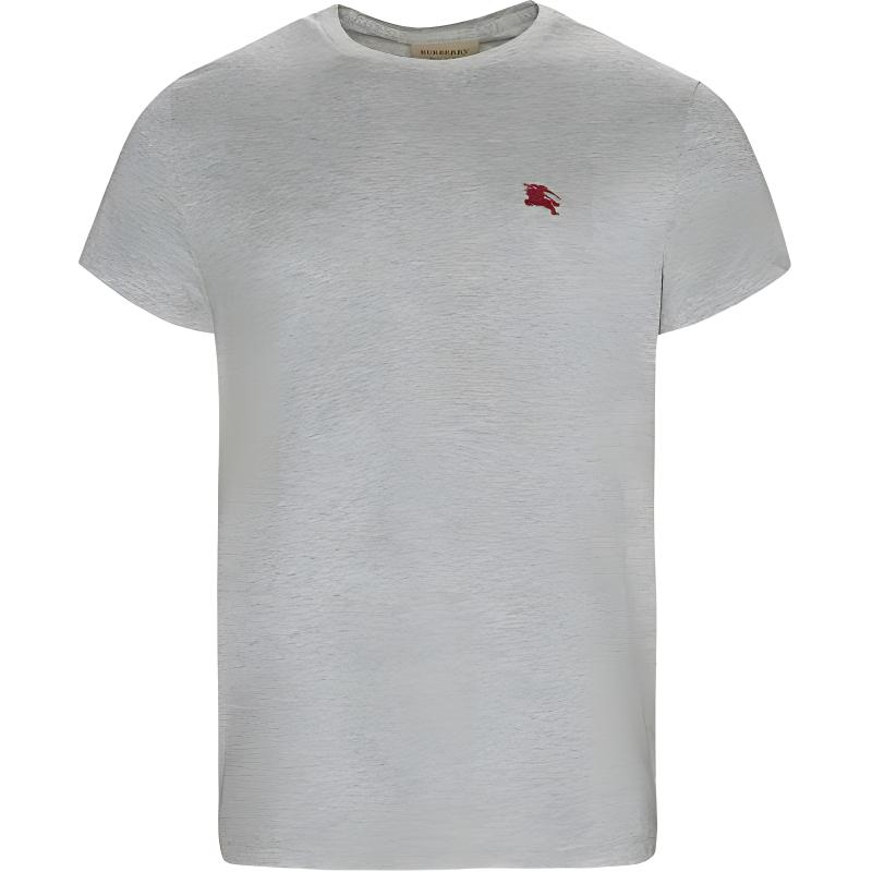Buy Burberry  Graphic Print Crew Neck Grey T-Shirt 38723261