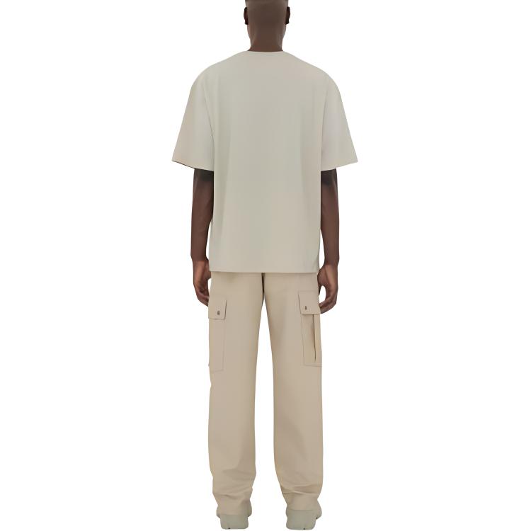 Purchase Burberry  Graphic Print Crew Neck Short Sleeve T-Shirt Plaster White 80942621