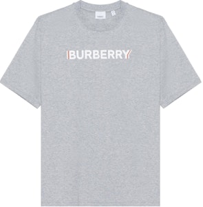 Burberry Kelabu Baju-T Oversized Cetakan Huruf Kapas 80530121 Buy Burberry Kelabu Baju-T Oversized Cetakan Huruf Kapas 80530121