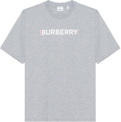 Burberry Kelabu Baju-T Oversized Cetakan Huruf Kapas 80530121 Buy Burberry Kelabu Baju-T Oversized Cetakan Huruf Kapas 80530121