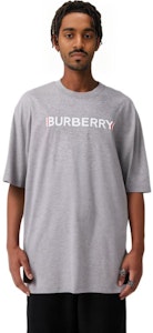 Burberry Kelabu Baju-T Oversized Cetakan Huruf Kapas 80530121 Purchase Burberry Kelabu Baju-T Oversized Cetakan Huruf Kapas 80530121