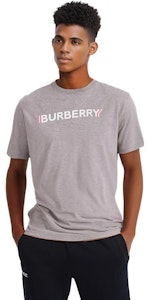 Burberry Kelabu Baju-T Oversized Cetakan Huruf Kapas 80530121 Sizing Burberry Kelabu Baju-T Oversized Cetakan Huruf Kapas 80530121