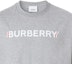 Cheap Burberry Kelabu Baju-T Oversized Cetakan Huruf Kapas 80530121