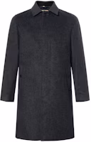 Burberry Gray Wool Blend Mid-Length Coat with Detachable Vest. 40653951 Burberry Gray Wool Blend Mid-Length Coat with Detachable Vest. 40653951