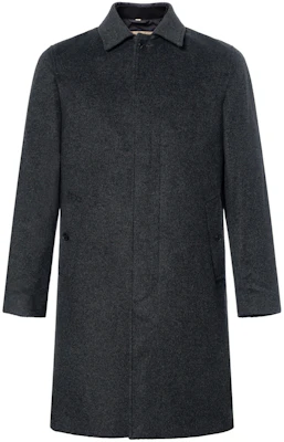 Burberry Gray Wool Blend Mid-Length Coat with Detachable Vest. 40653951 Buy Burberry Gray Wool Blend Mid-Length Coat with Detachable Vest. 40653951