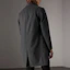 Shop Burberry Gray Wool Blend Mid-Length Coat with Detachable Vest. 40653951