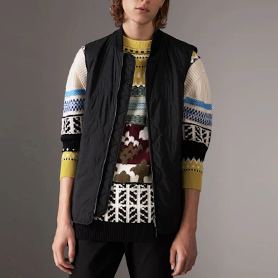 Burberry Gray Wool Blend Mid-Length Coat with Detachable Vest. 40653951 Purchase Burberry Gray Wool Blend Mid-Length Coat with Detachable Vest. 40653951