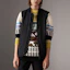 Purchase Burberry Gray Wool Blend Mid-Length Coat with Detachable Vest. 40653951