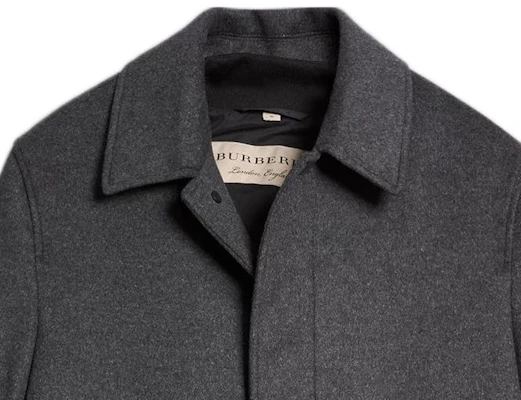 Burberry Gray Wool Blend Mid-Length Coat with Detachable Vest. 40653951 Details for Burberry Gray Wool Blend Mid-Length Coat with Detachable Vest. 40653951