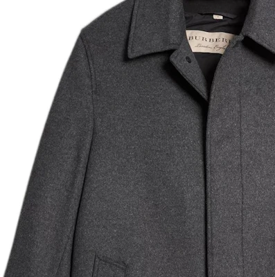 Burberry Gray Wool Blend Mid-Length Coat with Detachable Vest. 40653951 Sizing Burberry Gray Wool Blend Mid-Length Coat with Detachable Vest. 40653951