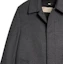 Sizing Burberry Gray Wool Blend Mid-Length Coat with Detachable Vest. 40653951
