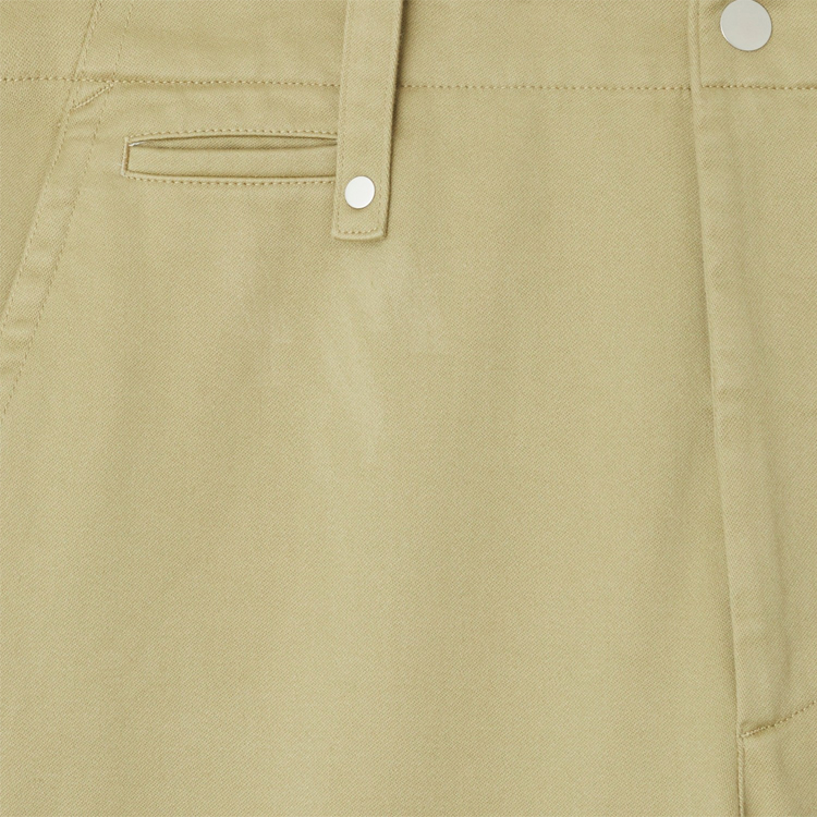 Sizing Burberry Celana Hijau Casual Loose Fit dengan Kantong Resleting Solid 80788761