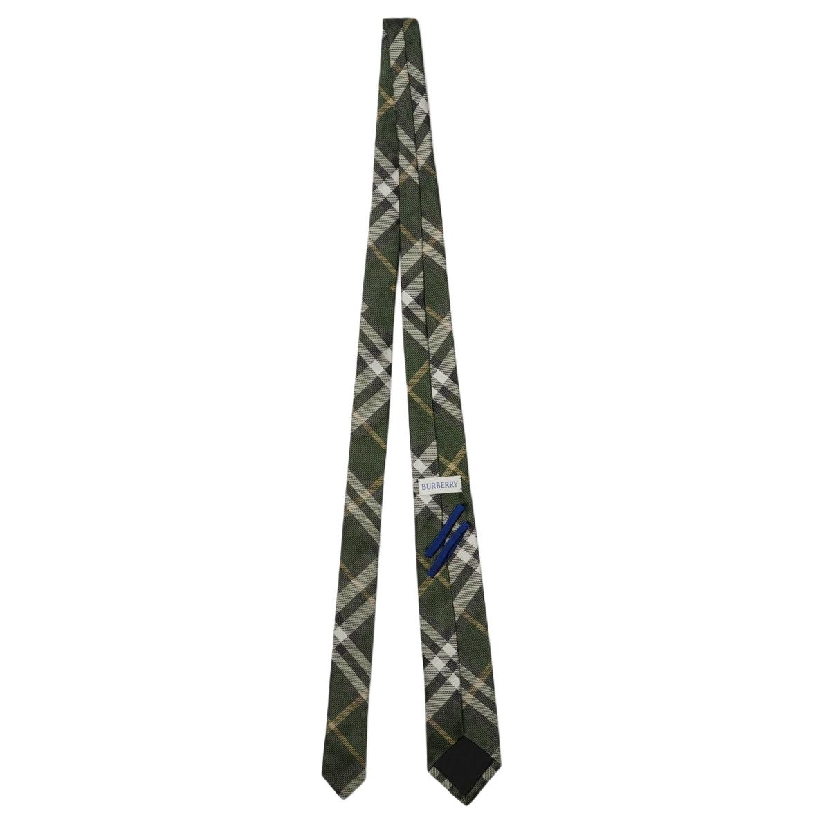 Burberry  Green Check Pattern Tie 80915441 圖 3
