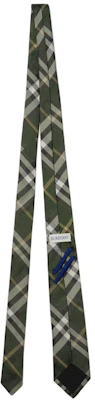 Burberry Green Check Pattern Tie 80915441 Lookbook Burberry Green Check Pattern Tie 80915441